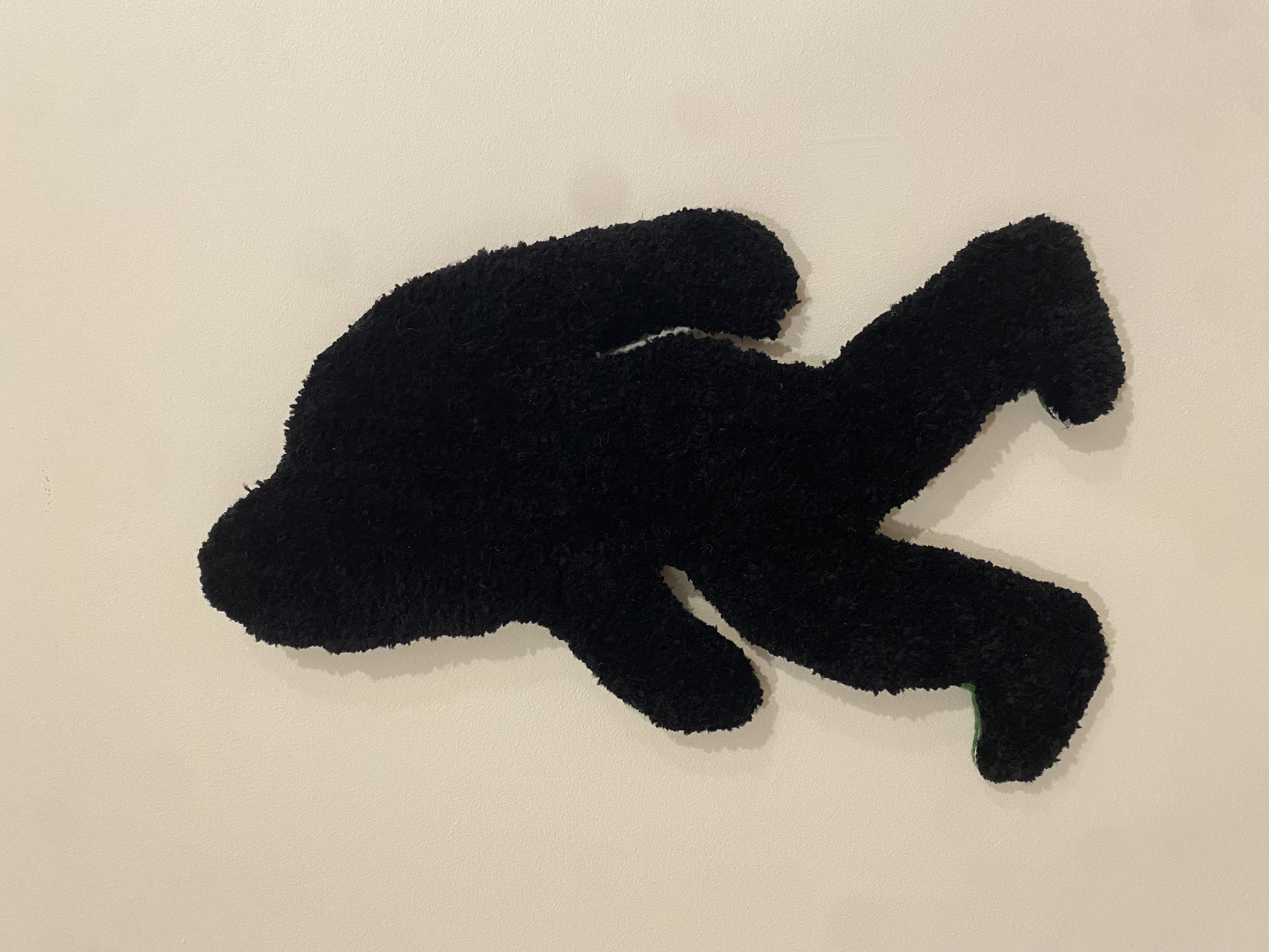 Black Bigfoot Rug
